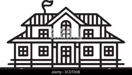 A real estate logo with royal house Template Design    This is a clean eye-catchy A real estate logo with royal house Template suitable Stock Vector