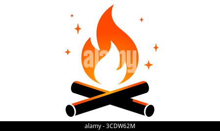 Fire, flame, bonfire. Flame fire icon Stock Vector Image & Art - Alamy