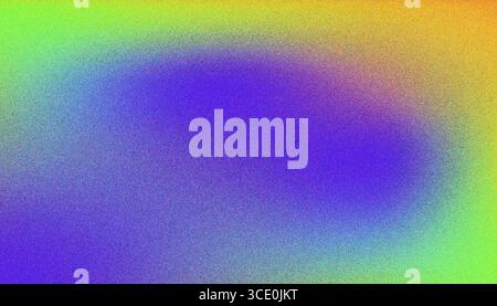 Colorful grainy gradient. Grainy effect, grainy texture, grainy background. Grain background. grunge and noise backdrop. Stock Vector