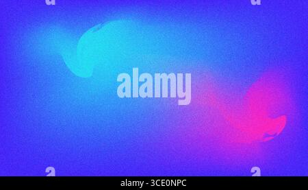 Mix colorful noisy gradient grunge grainy background image. Stock Vector