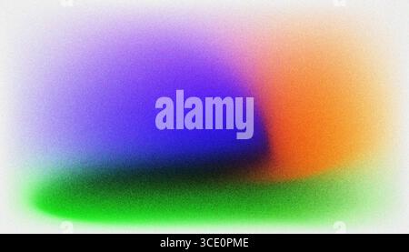 Colorful gradient noise grain background texture. Trendy Gradient grainy texture. Abstract grainy background with vibrant colors and soft textures. Gr Stock Vector