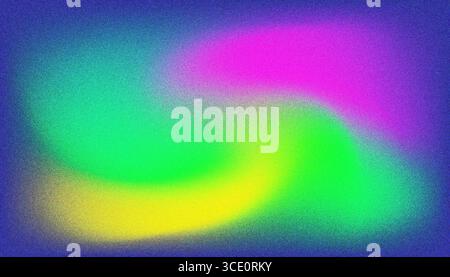 Colorful gradient noise grain background texture. Trendy Gradient grainy texture. Abstract grainy background with vibrant colors and soft textures. Gr Stock Vector