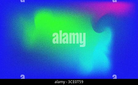 Mix colorful noisy gradient grunge grainy background image. Stock Vector