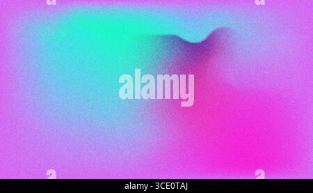 Mix colorful noisy gradient grunge grainy background image. Stock Vector