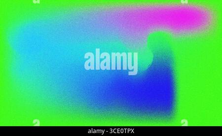 Mix colorful noisy gradient grunge grainy background image. Stock Vector