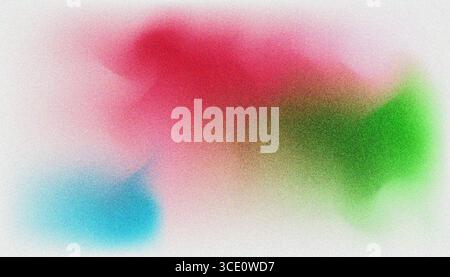 Mix colorful noisy gradient grunge grainy background image. Stock Vector