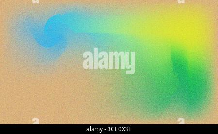 Mix colorful noisy gradient grunge grainy background image. Stock Vector
