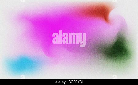 Mix colorful noisy gradient grunge grainy background image. Stock Vector