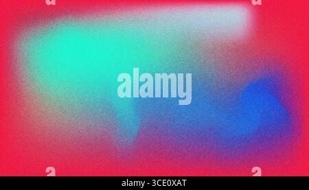 Mix colorful noisy gradient grunge grainy background image. Stock Vector