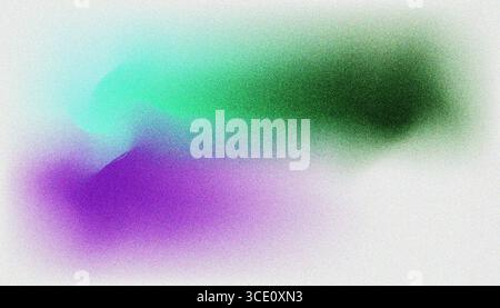 Mix colorful noisy gradient grunge grainy background image. Stock Vector