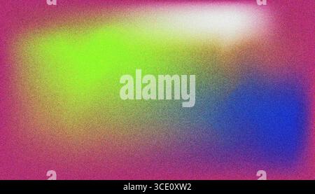 Mix colorful noisy gradient grunge grainy background image. Stock Vector