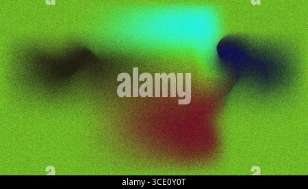 Mix colorful noisy gradient grunge grainy background image. Stock Vector