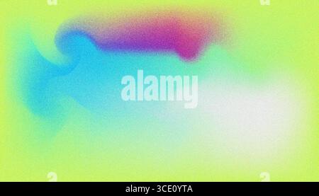 Mix colorful noisy gradient grunge grainy background image. Stock Vector