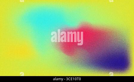 Mix colorful noisy gradient grunge grainy background image. Stock Vector