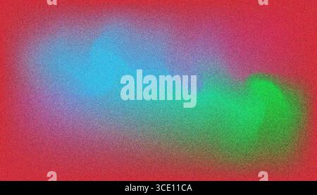 Mix colorful noisy gradient grunge grainy background image. Stock Vector