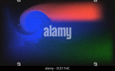 Mix colorful noisy gradient grunge grainy background image. Stock Vector