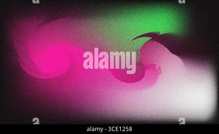Mix colorful noisy gradient grunge grainy background image. Stock Vector