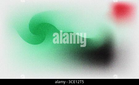 Mix colorful noisy gradient grunge grainy background image. Stock Vector