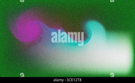Mix colorful noisy gradient grunge grainy background image. Stock Vector