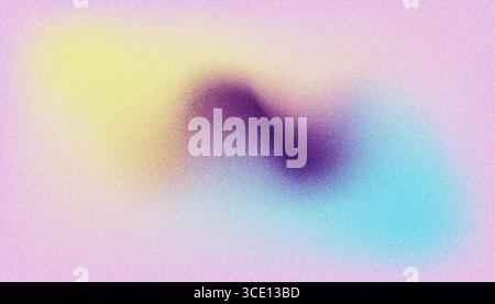 Mix colorful noisy gradient grunge grainy background image. Stock Vector