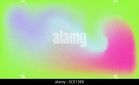 Mix colorful noisy gradient grunge grainy background image. Stock Vector