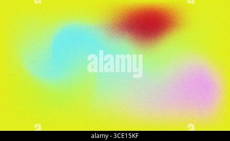 Mix colorful noisy gradient grunge grainy background image. Stock Vector