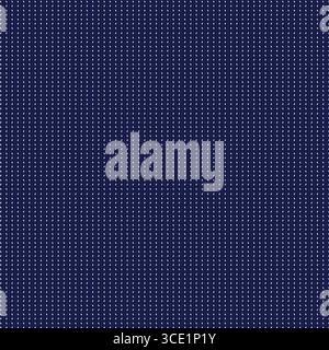 Seamless Dotted Navy Blue and White Pattern Stock Vector