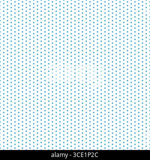 Tiny Blue Polka Dots on a White Background Stock Vector