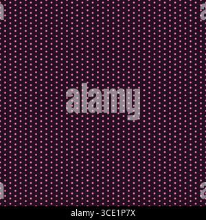 Small Pink Polka Dots on a Dark Purple Background, seamless pattern design Stock Vector