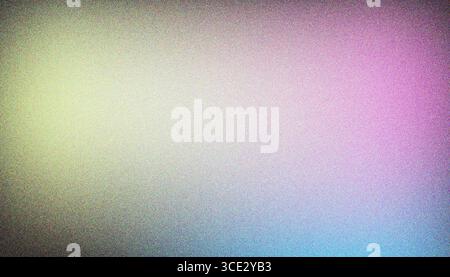 Colorful grainy gradient. Grainy effect, grainy texture, grainy background. Grain background. grunge and noise backdrop. Stock Vector