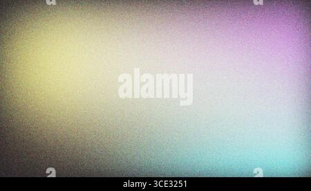 Colorful grainy gradient. Grainy effect, grainy texture, grainy background. Grain background. grunge and noise backdrop. Stock Vector