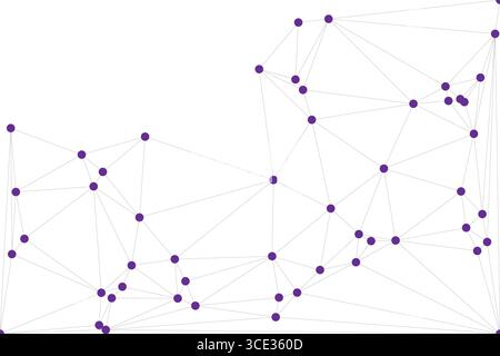 Global network connection background for banner design. Abstract line background with connecting dots and lines. Network Connecting dot polygon Social Stock Vector