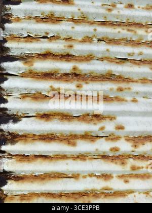 Rusty metal structure with layers and brown rust stains Lower Austria Austria Stock Photo