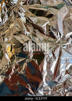 gold, gold crimped leaf, gold foil, gold background, metal Stock Photo