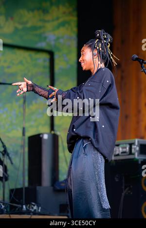 Jazz singer, Dominique Fils-Aime Stock Photo