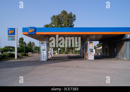IP filling station in Italy (2024) Stock Photo