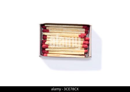 Groupe of match sticks isolated on white background Stock Photo