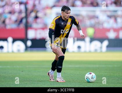 Andre Ratiu of Rayo Vallecano during the La Liga EA Sports match ...