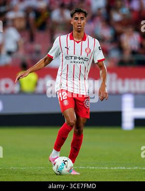Vitor Reis of Girona FC during the La Liga match 2025-2026, date 3 ...