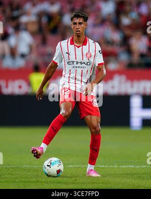 Vitor Reis of Girona FC during the La Liga match 2025-2026, date 3 ...