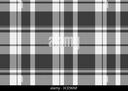 Classic tartan pattern design. A timeless, versatile motif suitable for backgrounds, textiles, or graphic projects needing a traditional textured aest Stock Vector