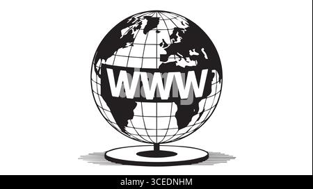 The globe icon Stock Vector