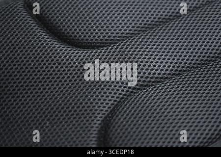black color strong fabric texture image Stock Photo