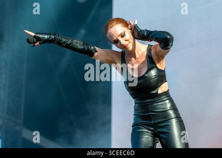 June 20, 2025: Simone Simons of Epica performs at the Hellfest