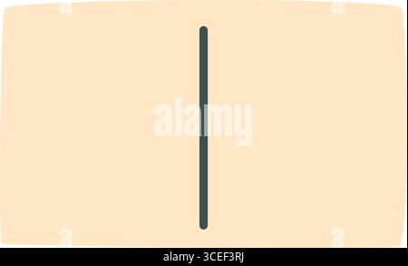 Flat Black And White Domino Tile Stock Vector