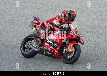 63 Bagnaia Francesco Ducati Lenovo Team DUCATI and 37 Acosta Pedro Red ...