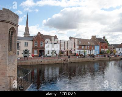 Bridge Street, Saint Ives Cambridgeshire Stock Photo