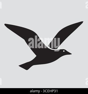 The Eagle in the Flying Air Stock Vector