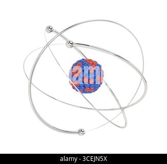 Molecule white 3d on white background Stock Photo - Alamy