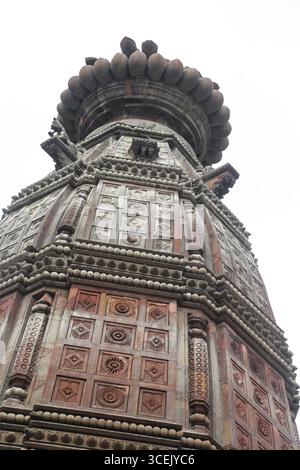 ancient Indian temple arches fragment,The sacred building carved from
